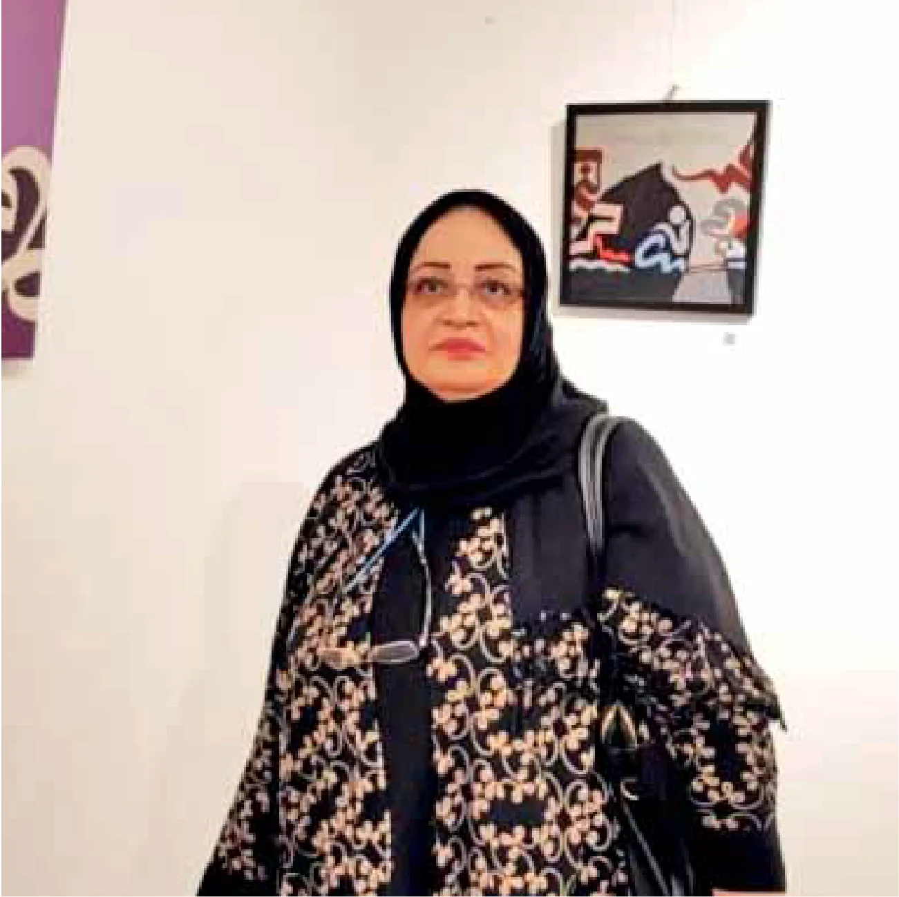 تقاسيم الأخضر ..  في أعمال التشكيلية اعتدال عطيوي