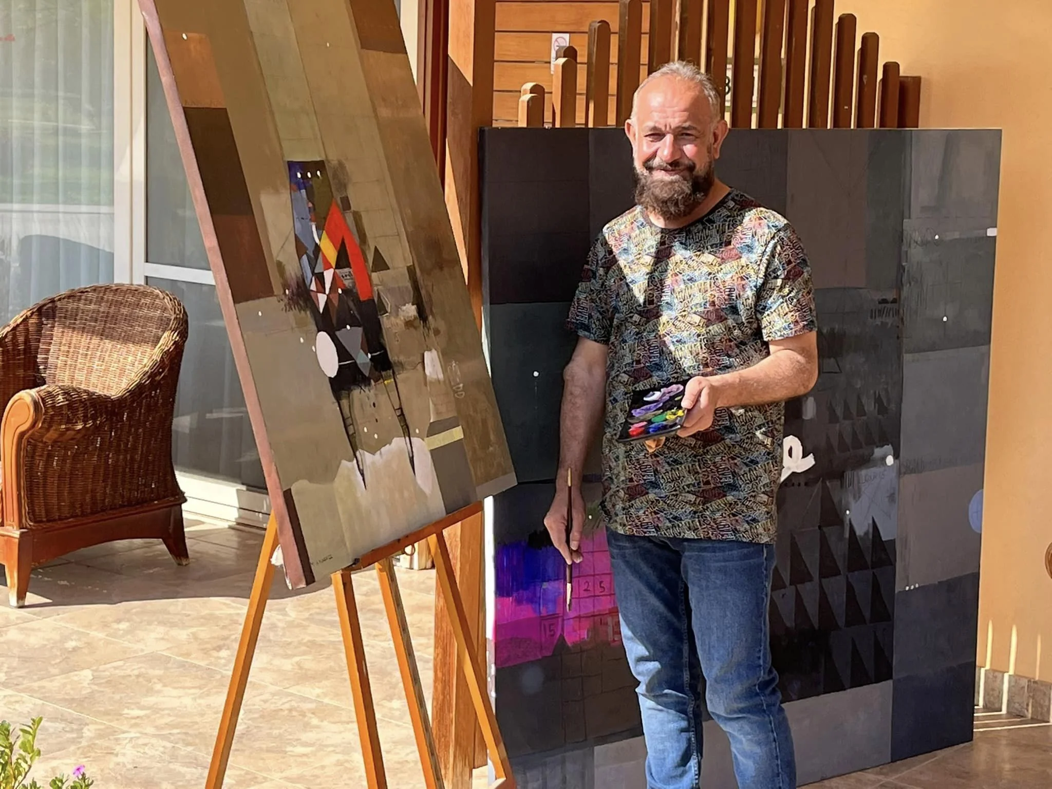 Iraqi artist  Saudi efforts to advance the fine arts movement in the Kingdom