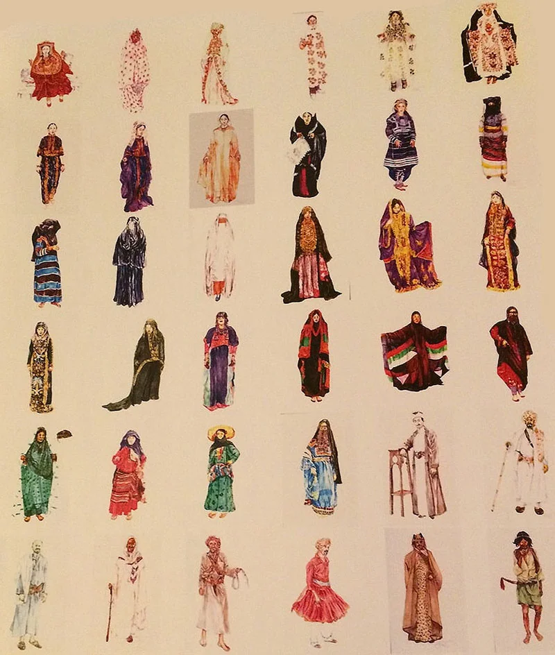 Capturing visual aesthetics from Saudi life.. collections of works by artist Safia Binzagr in the British Museum